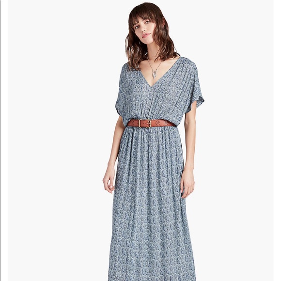 lucky brand blue dress